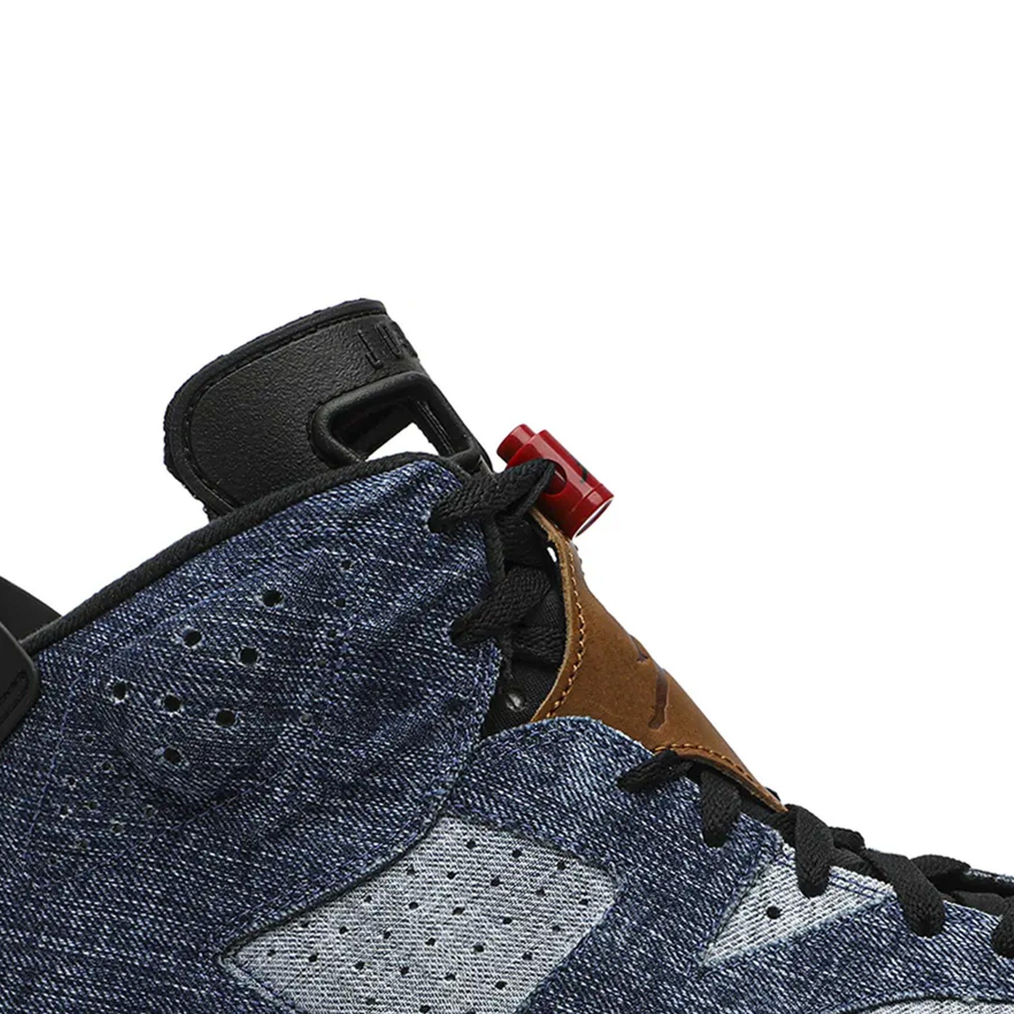 Air Jordan 6 'Washed Denim' Retro Sneakers - New Men's Basketball Shoes for Casual Wear & Street Style