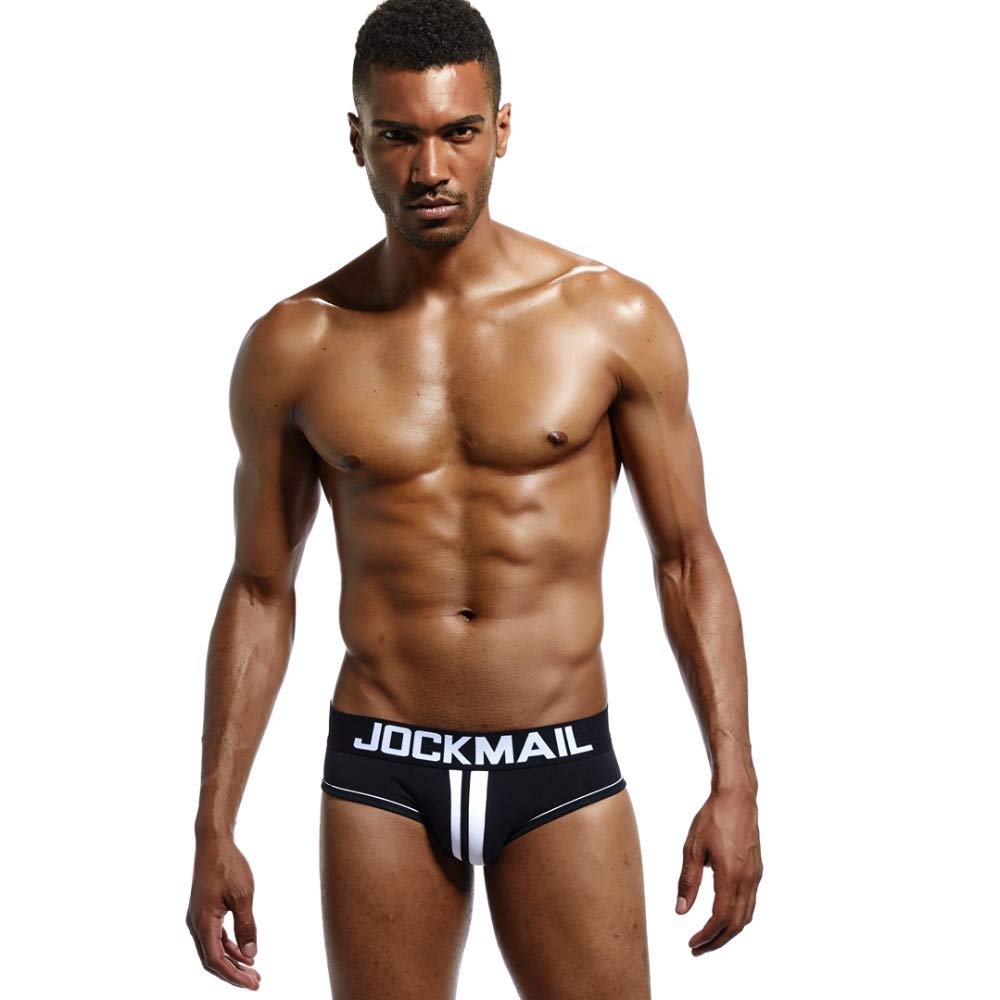JOCKMAIL Men's Open Back Cotton Underwear - Breathable Briefs for Comfort & Support - Perfect for Sports, Gym & Everyday Wear