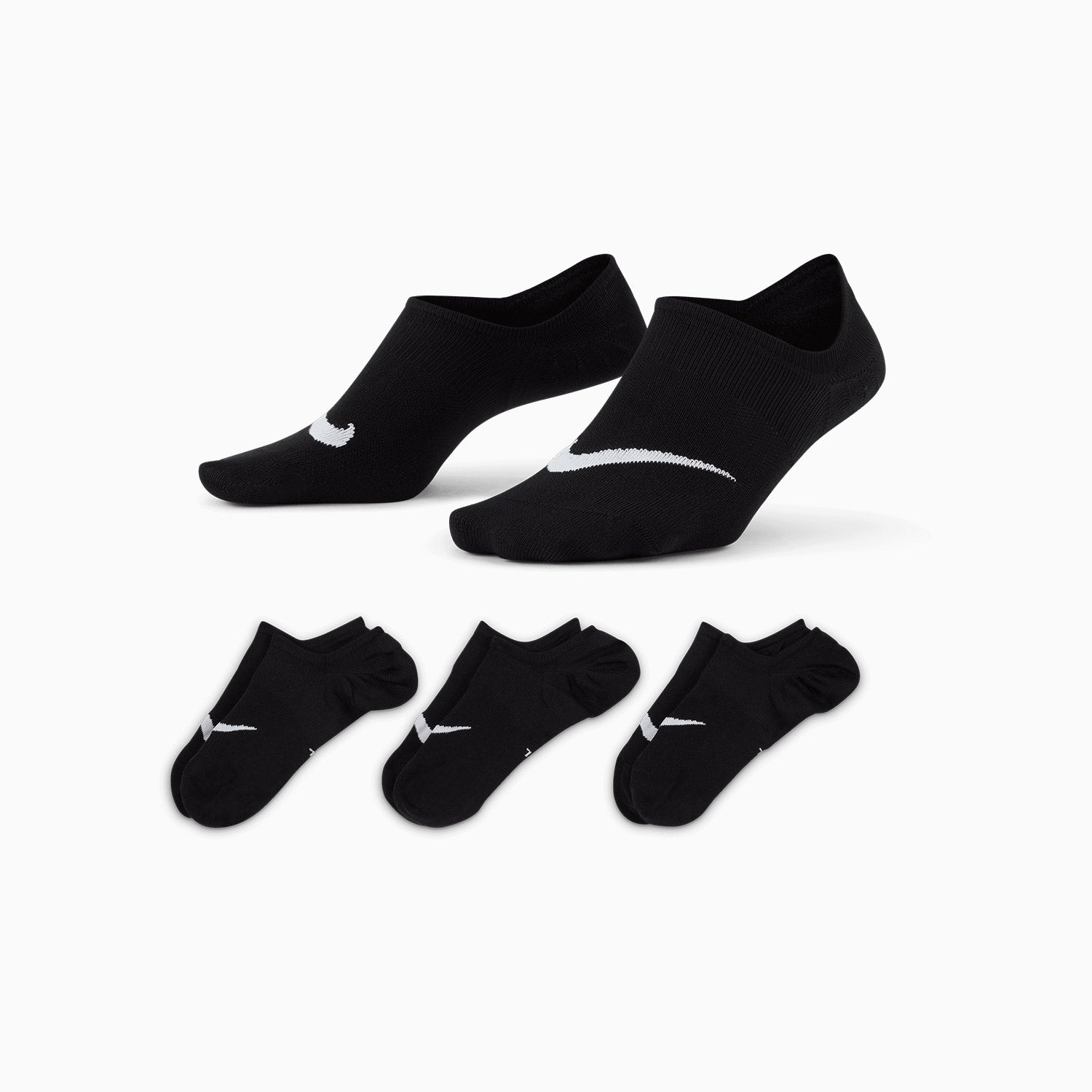 Everyday Plus Lightweight Socks (3 Pairs) - Breathable Comfort Socks for Men & Women - Perfect for Running, Hiking & Daily Wear