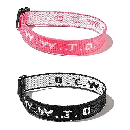 K:2pcs wwjd bracelets