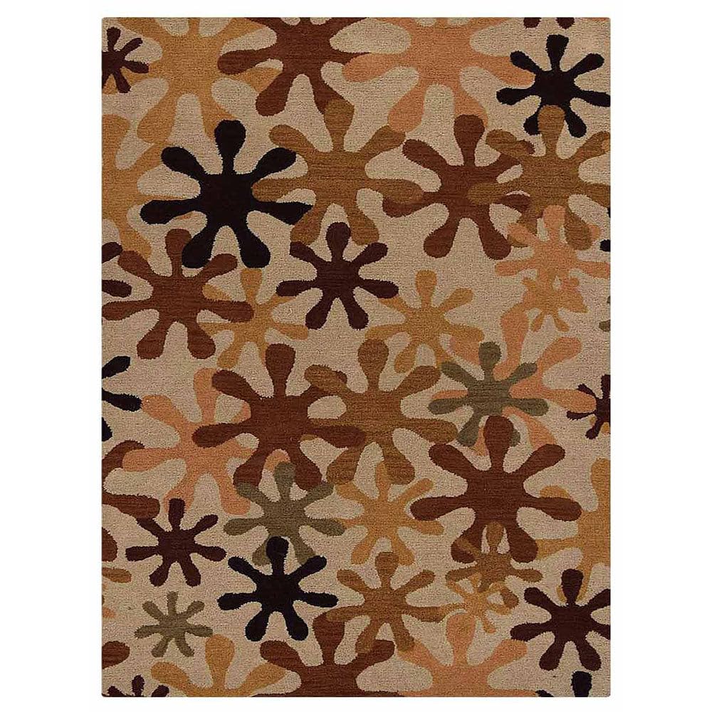 Hand Tufted Wool Eco-Friendly Area Rugs 3x5 Feet - Soft Thick High Pile Rectangle Cream Rug, Contemporary Modern Handmade Carpet for Living Room, Bedroom, Nursery & Home Decor (K00699) - Perfect for Cozy Spaces & Stylish Interior Design