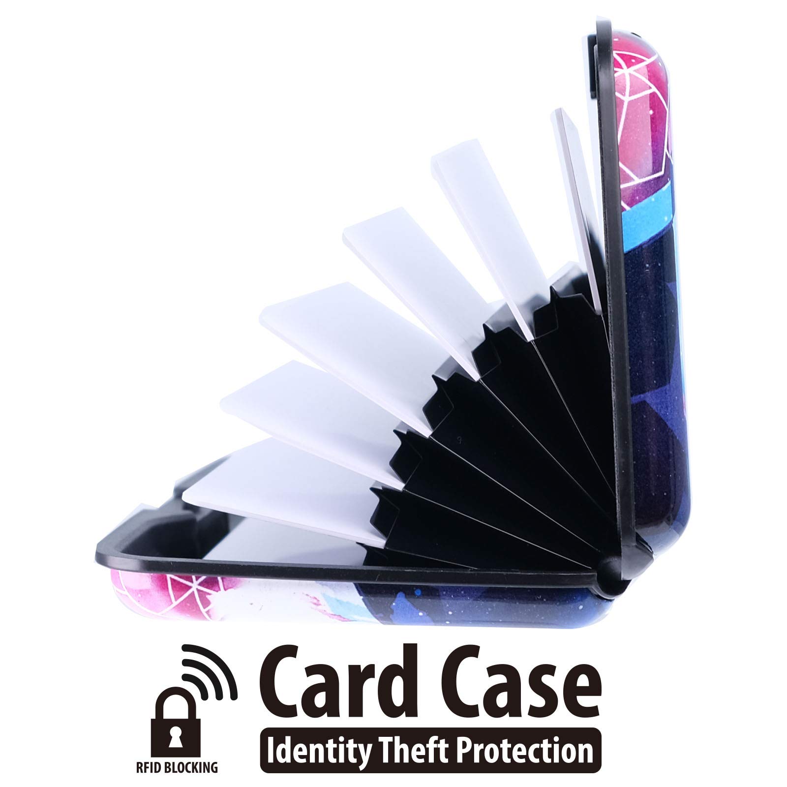 Slim RFID Blocking Wallet - Metal Credit Card Holder for Men & Women | Travel & Business Use
