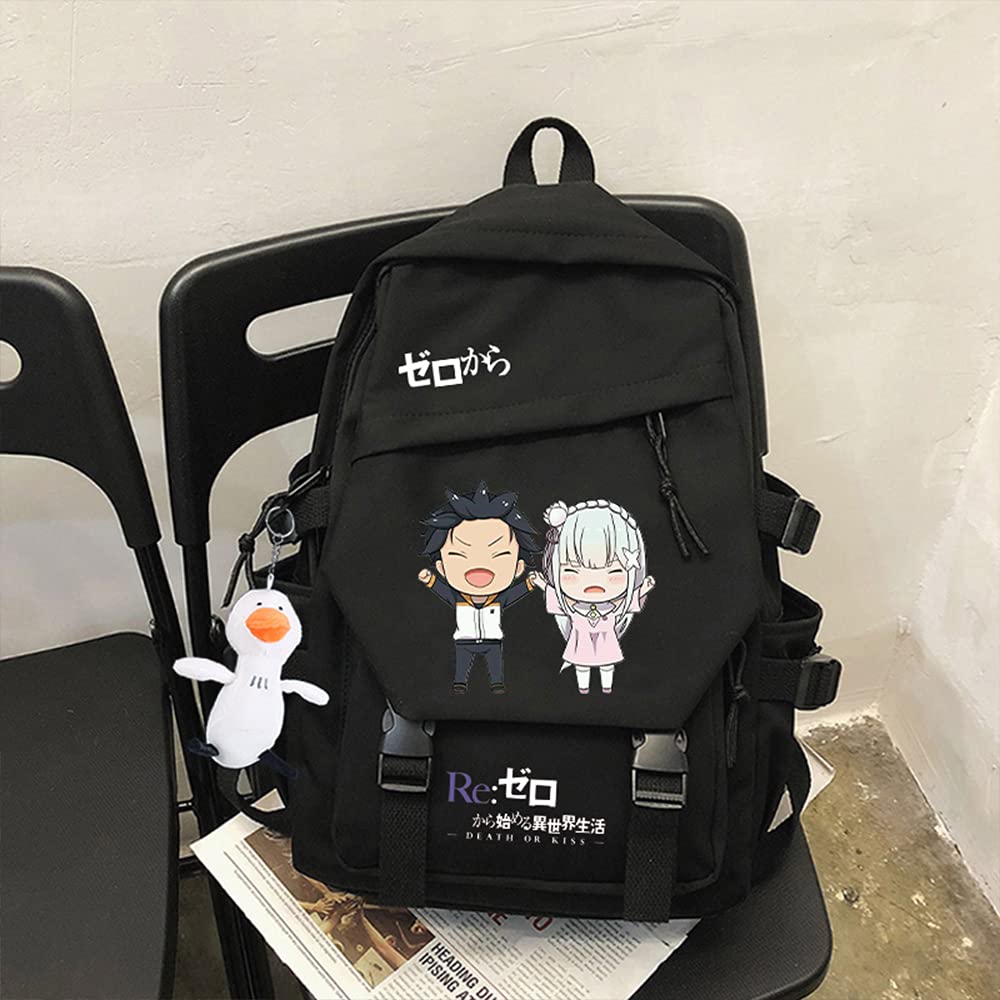 Qiqioog Large Waterproof Nylon Backpack - Durable High-Capacity Travel & Work Bag for Students & Professionals | Perfect for Hiking, Commuting & Daily Use