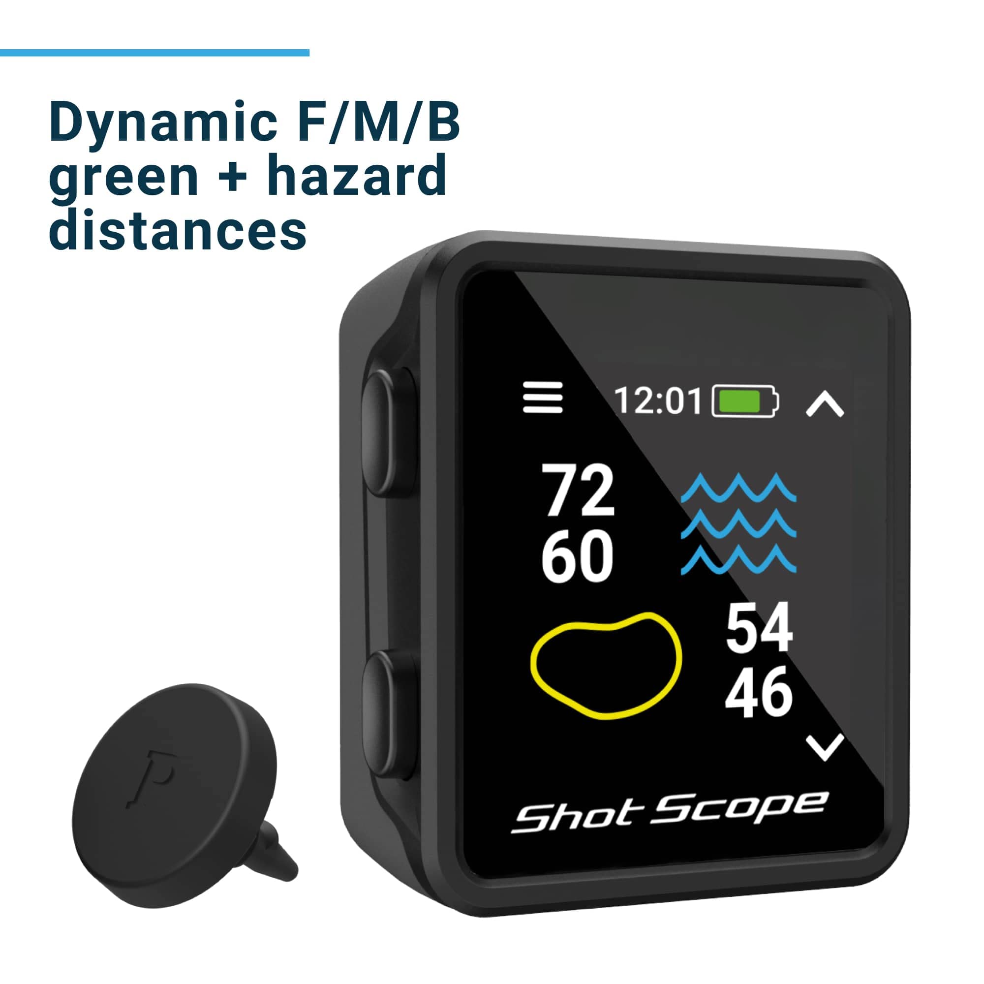 Shot Scope H4 Handheld Golf GPS Rangefinder - Accurate Distance Measurement for Golfers | Perfect for Course Play & Practice Sessions