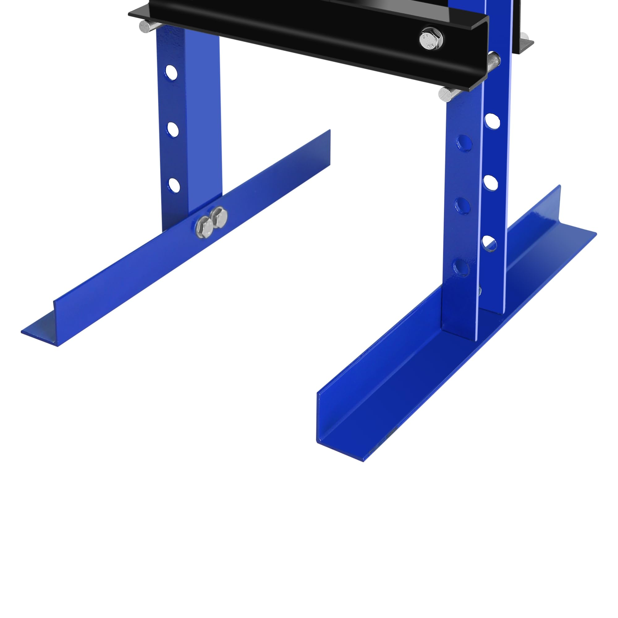 6 Ton Hydraulic Shop Press - Heavy Duty H-Frame Benchtop Press with Pressure Gauge, Adjustable Work Table & Steel Plates - Perfect for Bearing Removal, Gear Repair, Metalworking in Garage & Workshop
