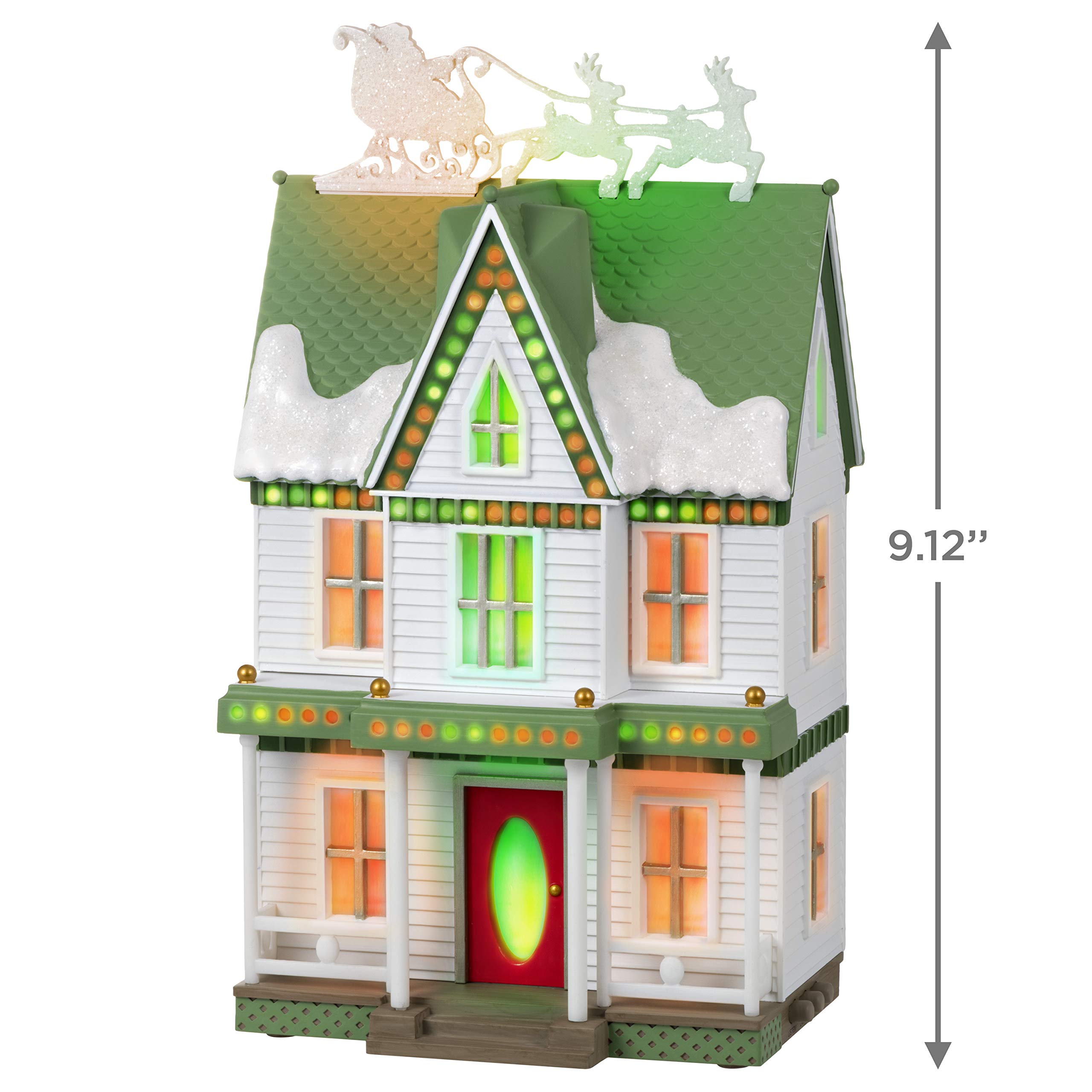 Hallmark Keepsake 2020 Christmas Village - LED Light Up Musical Holiday Tabletop Decor with Sound Effects | Festive Home & Office Decoration for Xmas, Winter, and Holiday Season (0001QFM3371) | Perfect for Mantel, Shelf, or Centerpiece Display