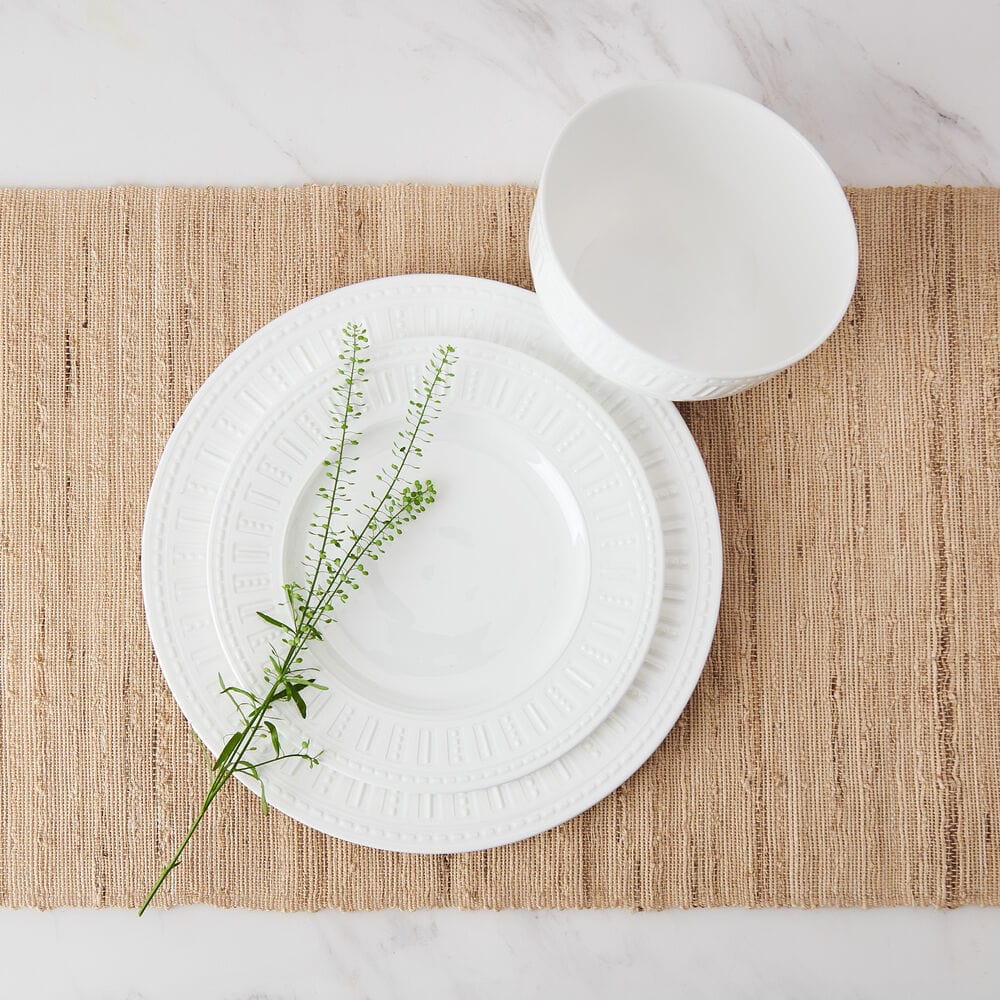 Premium 12-Piece Dinnerware Set for 4 - Elegant Porcelain Plates, Bowls & Mugs - Perfect for Family Dinners, Entertaining Guests & Everyday Use