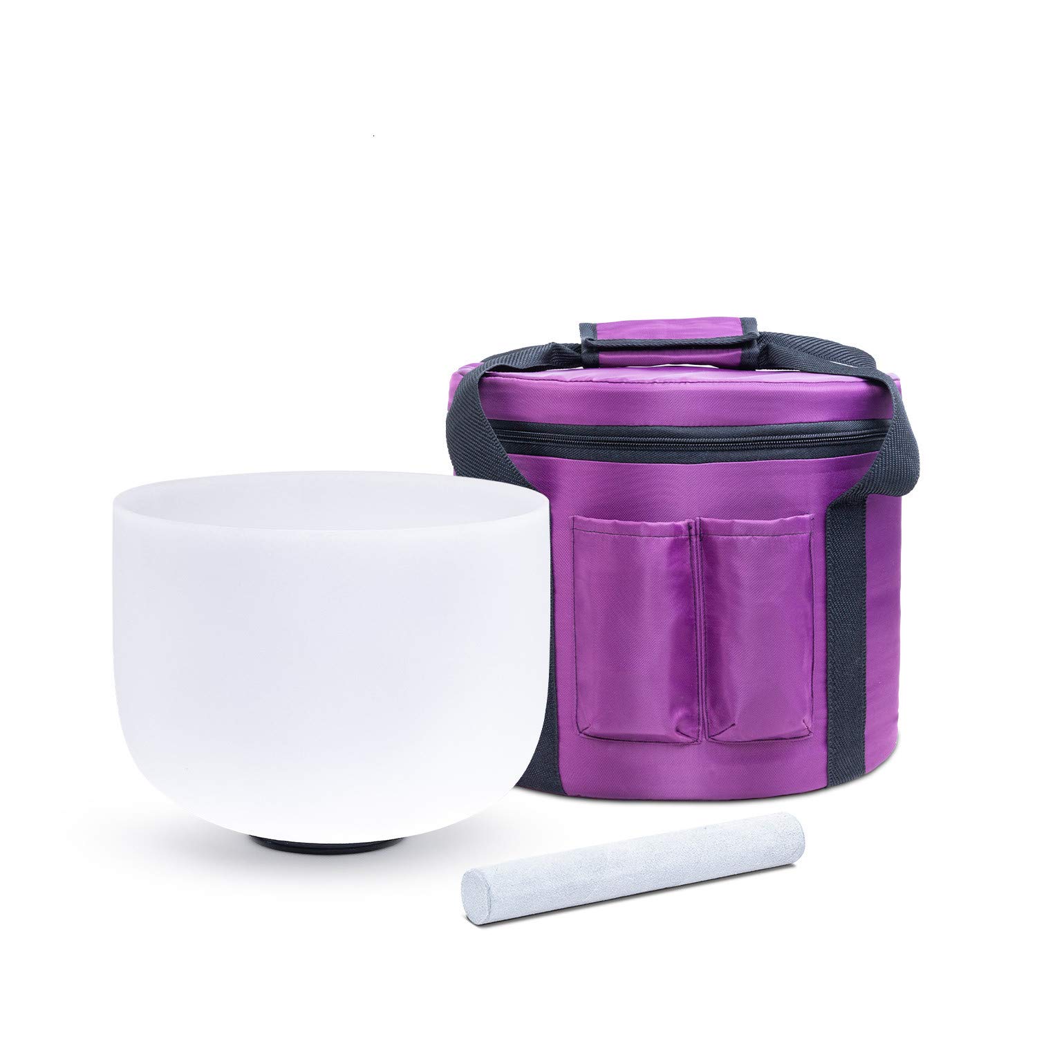 10 Inch 432Hz Crystal Singing Bowl - D Note Sacral Chakra Sound Healing Bowl with Carrying Case for Yoga, Meditation & Sound Therapy | Perfect for Relaxation, Stress Relief & Energy Balancing