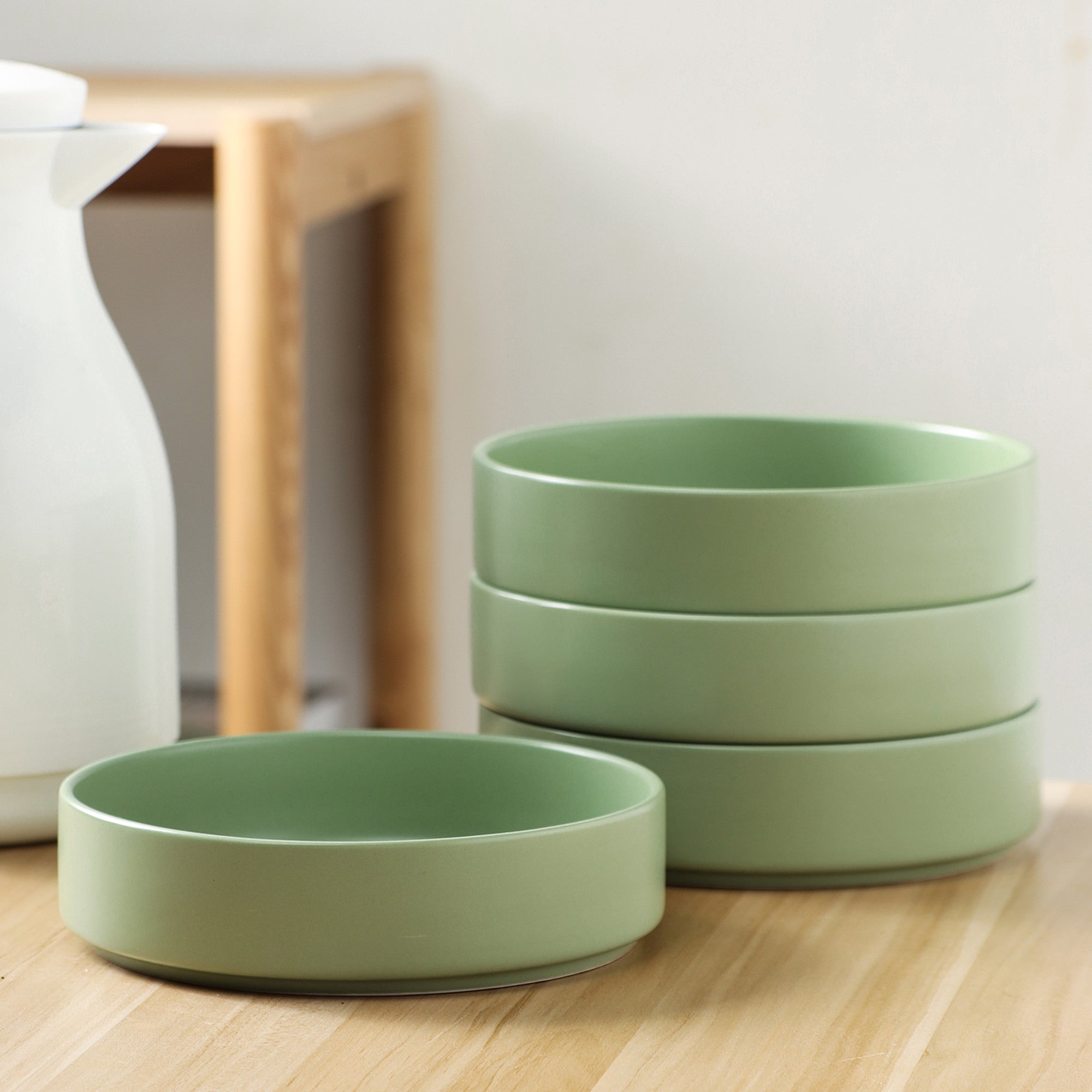 Premium Stella Porcelain Pasta Bowl Set - 6 Piece Elegant Dinnerware for Italian Cuisine | Perfect for Family Dinners, Restaurants & Entertaining Guests