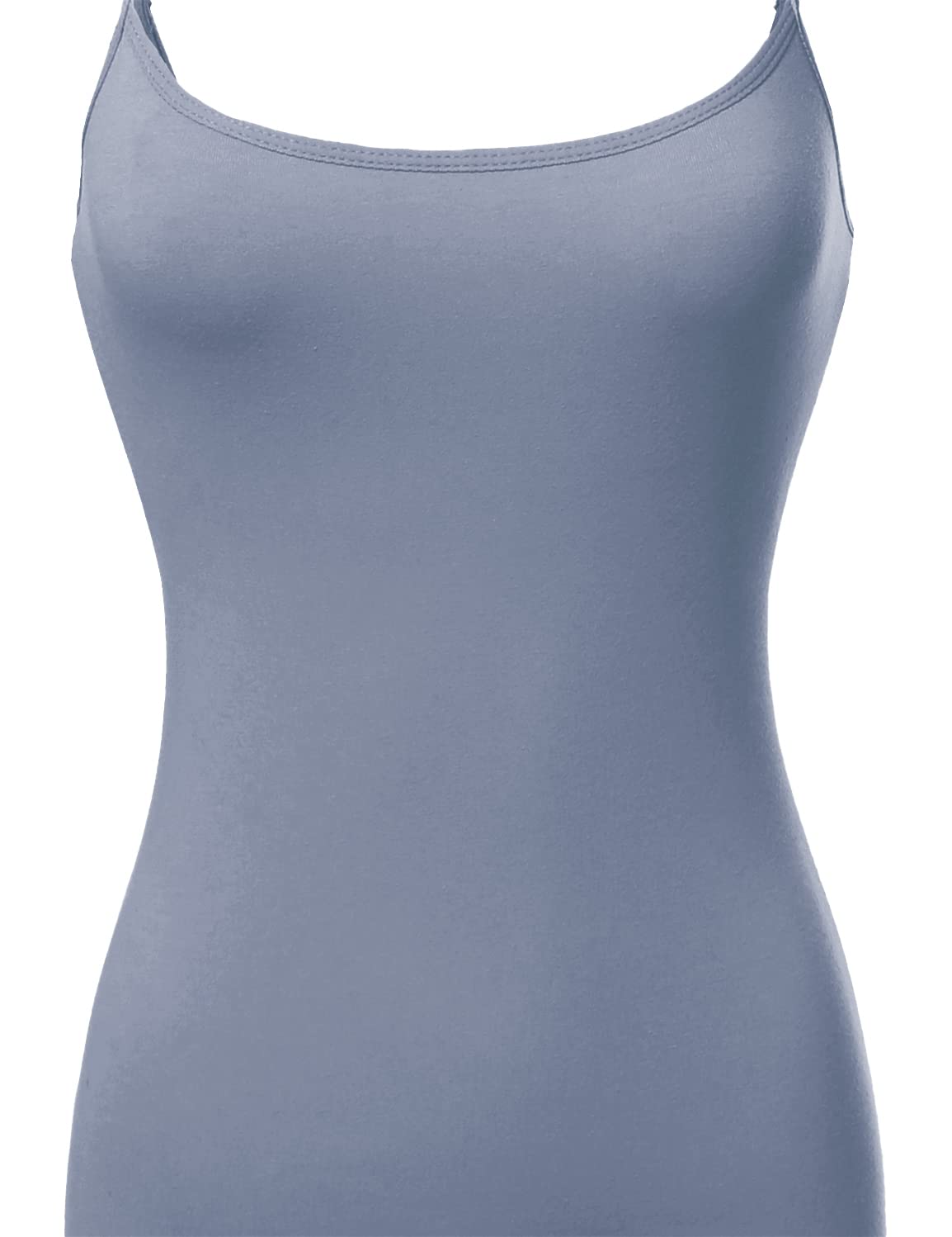Emma Women's Adjustable Spaghetti Strap Camisole Tank Top - Soft Stretchy Comfort for Everyday Wear, Layering & Summer Outfits