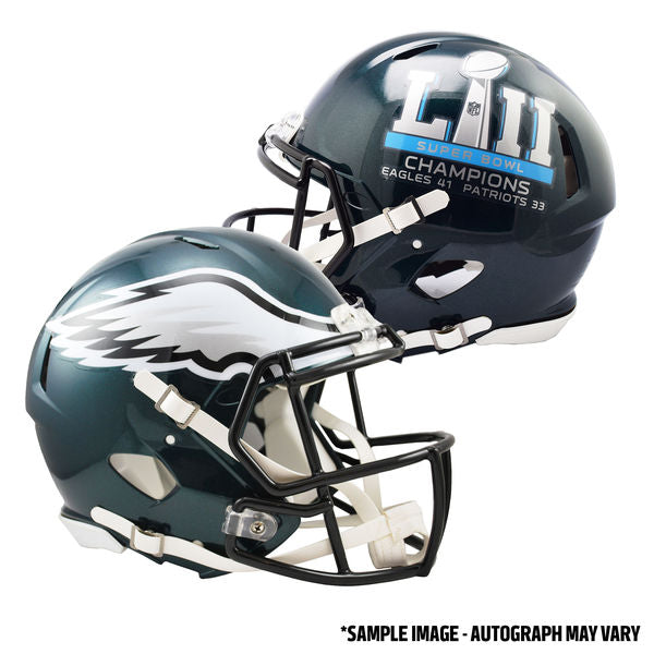 Philadelphia Eagles Speed Football Helmet - Super Bowl LII Champions - Lightweight & Durable NFL Helmet for Game Day & Collectors