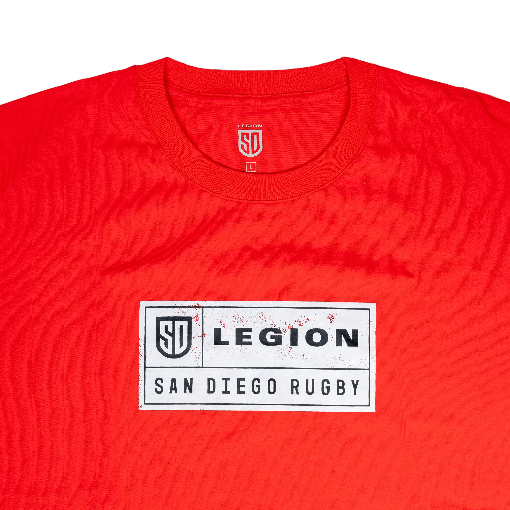 SD Legion Rugby Box Label T-Shirt | Men's Vintage Style Rugby Tee | Perfect for Rugby Games, Casual Wear & Fan Apparel