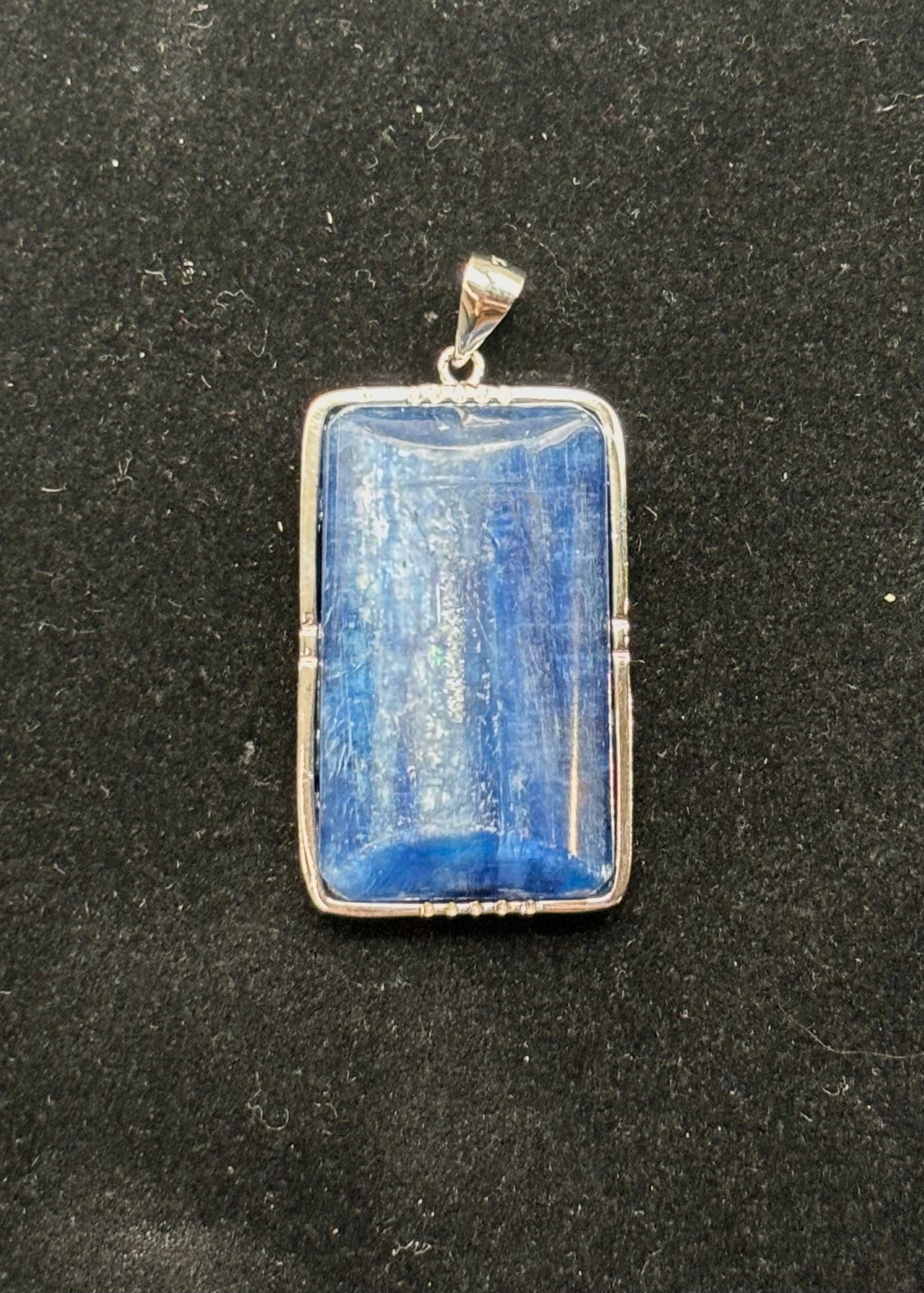 Natural Blue Kyanite Pendant Necklace - Healing Crystal Jewelry for Chakra Balancing & Spiritual Protection | Perfect for Meditation, Energy Work & Everyday Wear