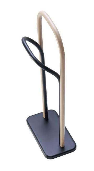 GTV Arch Bentwood Clothes Valet Stand - Premium Wooden Valet Hanger for Suits, Jackets & Pants | Perfect for Bedroom, Closet & Dressing Room Organization
