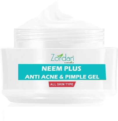 Altos Ayurveda Zordan Herbals Neem Plus Anti Acne & Pimple Gel - 50ml | Natural Ayurvedic Treatment for Clear Skin | Perfect for Daily Skincare Routine & Teenage Acne Care