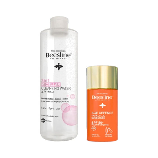 Age Defense Invisible Micellar Cleansing Water 400ml - 20% Off | Gentle Makeup Remover & Skin Hydration for Daily Skincare Routine