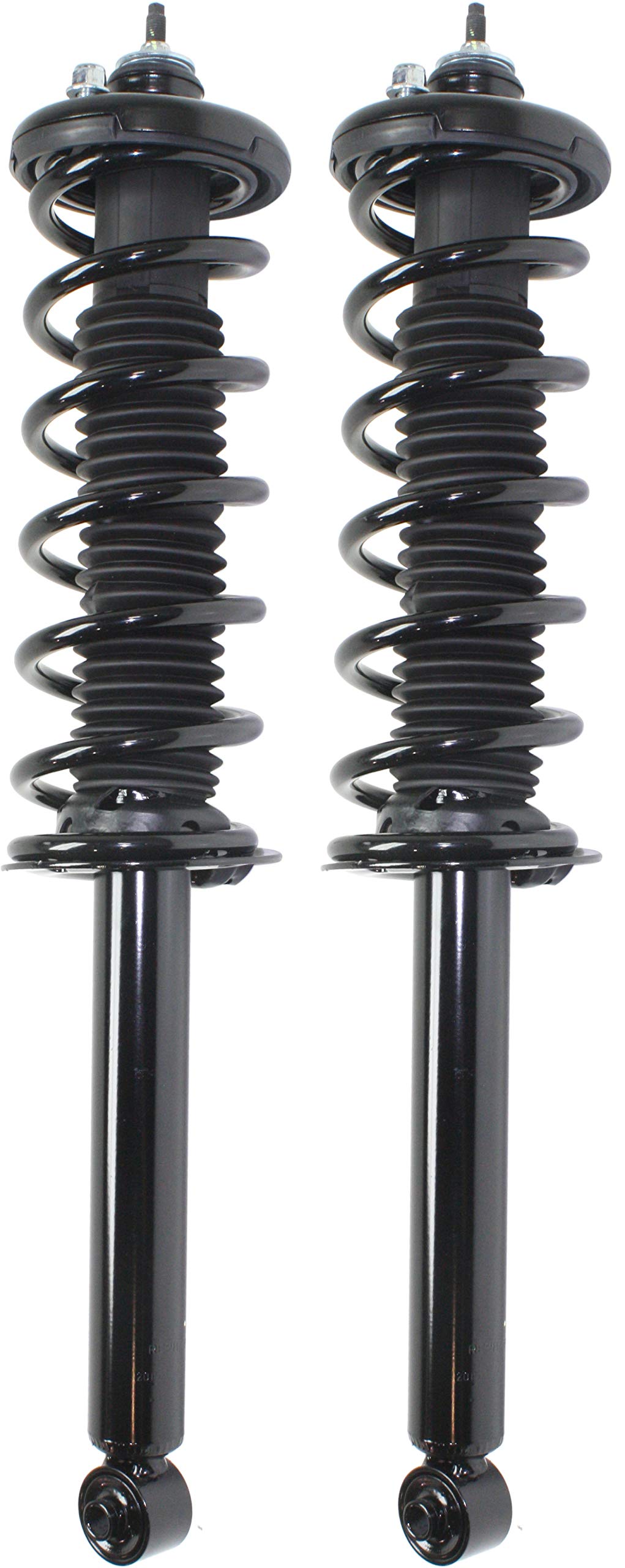 Garage-Pro Complete Rear Shock Strut & Coil Spring Assembly Set of 2 - Compatible with 2003-2007 Honda Accord & 2004-2008 Acura TL (Driver & Passenger Side) - Replaces OEM# 52611SDBA02, 52611SDAA03 - Perfect for Smooth Ride & Suspension Repair