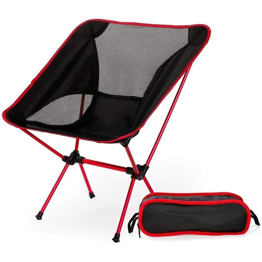 XIEZI Ultralight Folding Camping Chair for Adults - Portable Beach Chair with Anti-Sinking Large Feet, Lightweight Backpacking Design for Outdoor, Travel & Picnic - Supports 250Lb - Perfect for Camping, Hiking, Beach Relaxation and Backyard BBQs