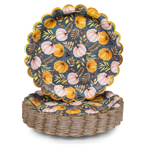 Vintage Style Pumpkins, Slate Grey