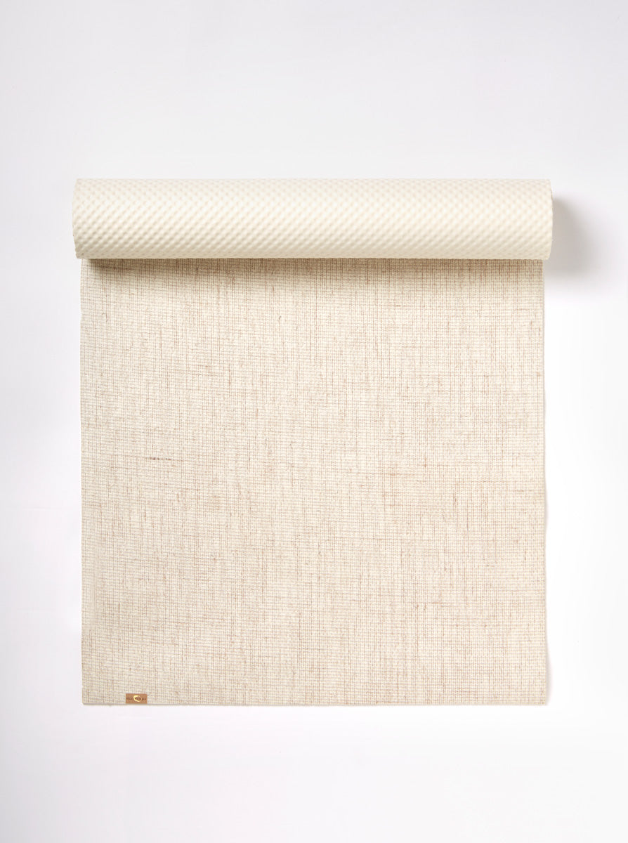 Eco-Friendly Yoga Mat - Natural Jute Material for Yoga, Pilates & Meditation - Non-Slip & Durable for Home & Studio Use