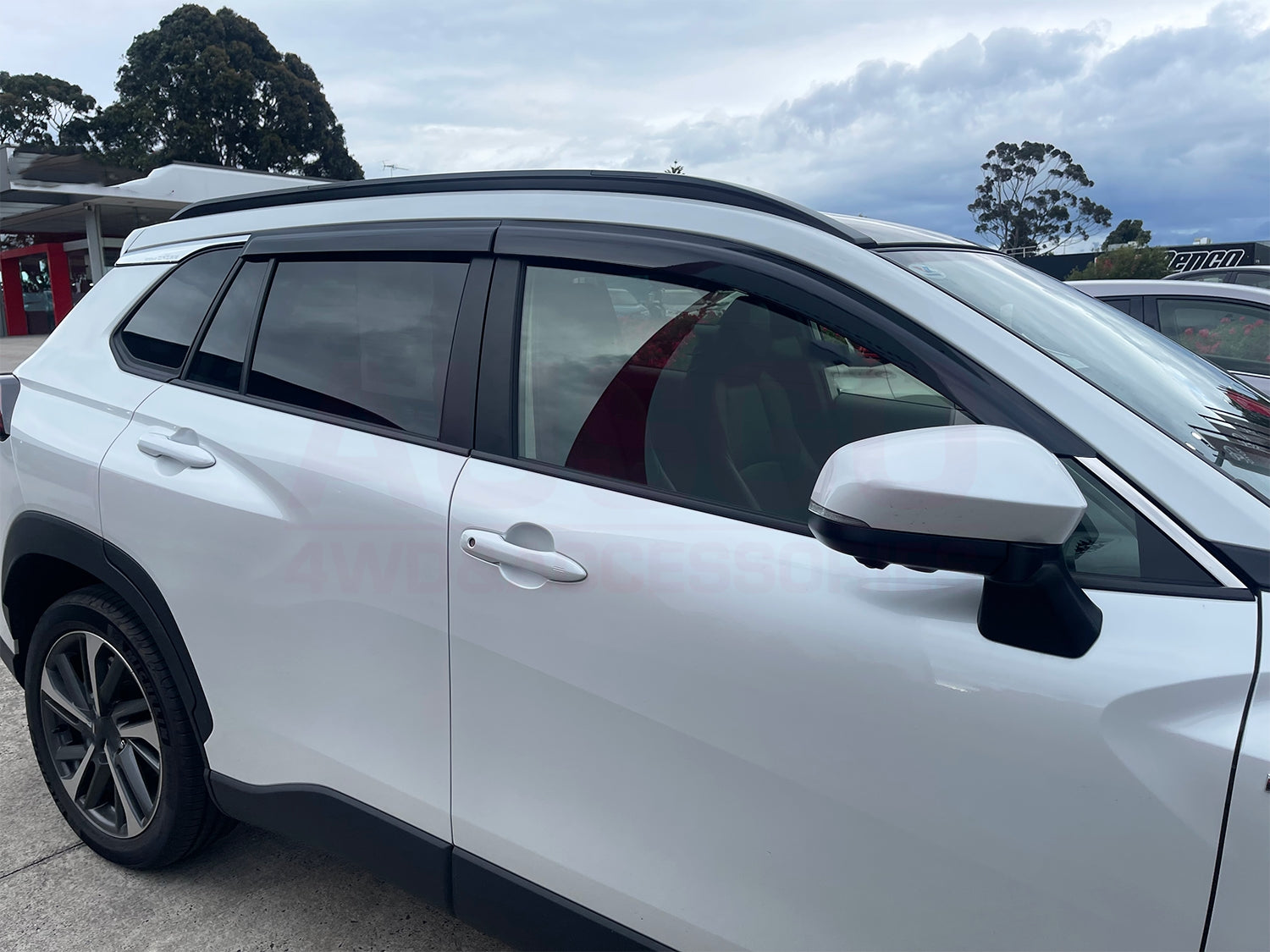 2022-2024 Toyota Corolla Cross SUV Custom Fit Injection Molded Weather Deflectors - Rain Guards & Window Visors for All-Weather Protection (Perfect for Rain, Snow & Road Trips)