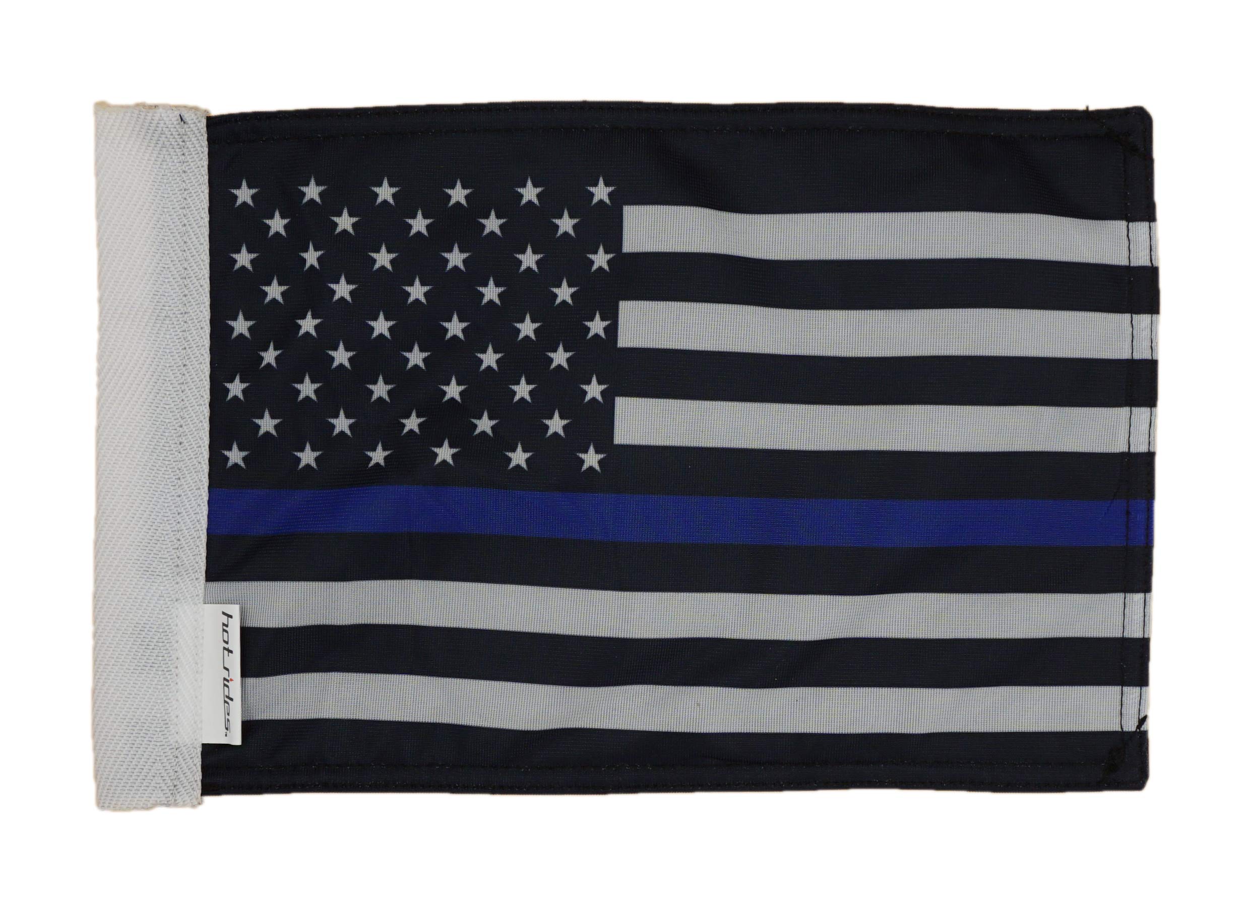 Durable USA Black & Blue Motorcycle Flag 10x15 Inch - Ride in Style