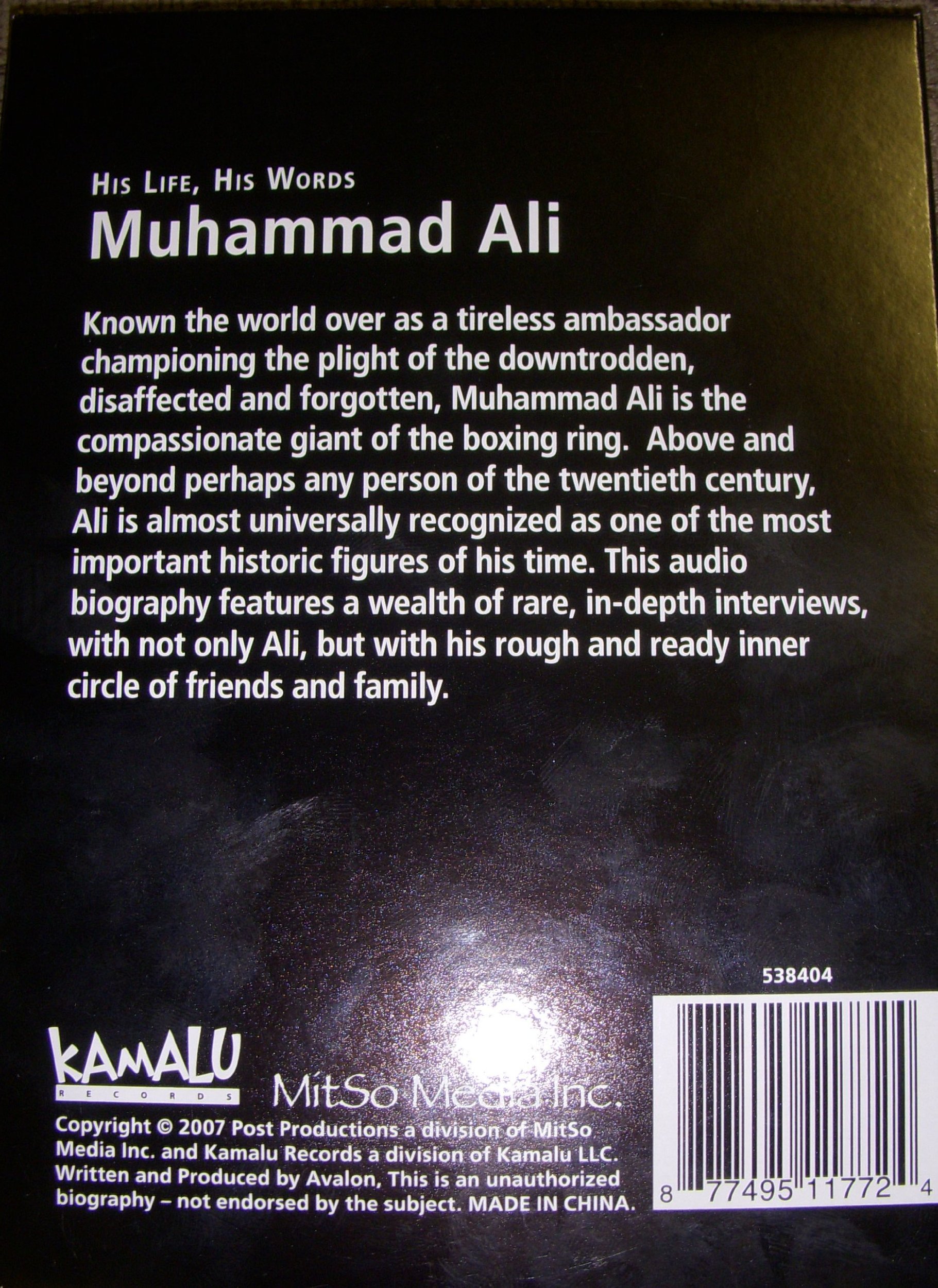 Best Muhammad Ali Audiobooks on CD - His Life & Words | Inspirational Biographies for Sports Fans & History Enthusiasts