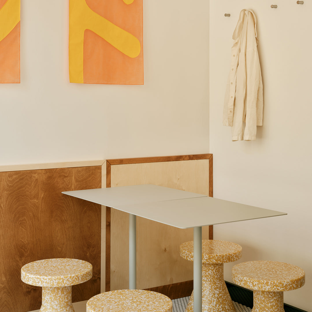 Simon Legal Bit Stool by Normann Copenhagen - Modern Minimalist Bar Stool for Kitchen, Dining & Home Decor