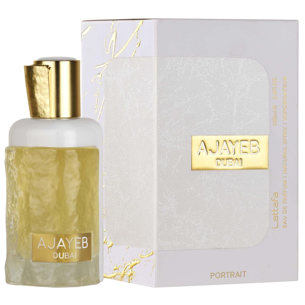 Ajayeb Dubai Gold Eau de Parfum 100ml - Luxury Arabian Perfume for Women & Men, Long Lasting Fragrance for Special Occasions & Evening Wear