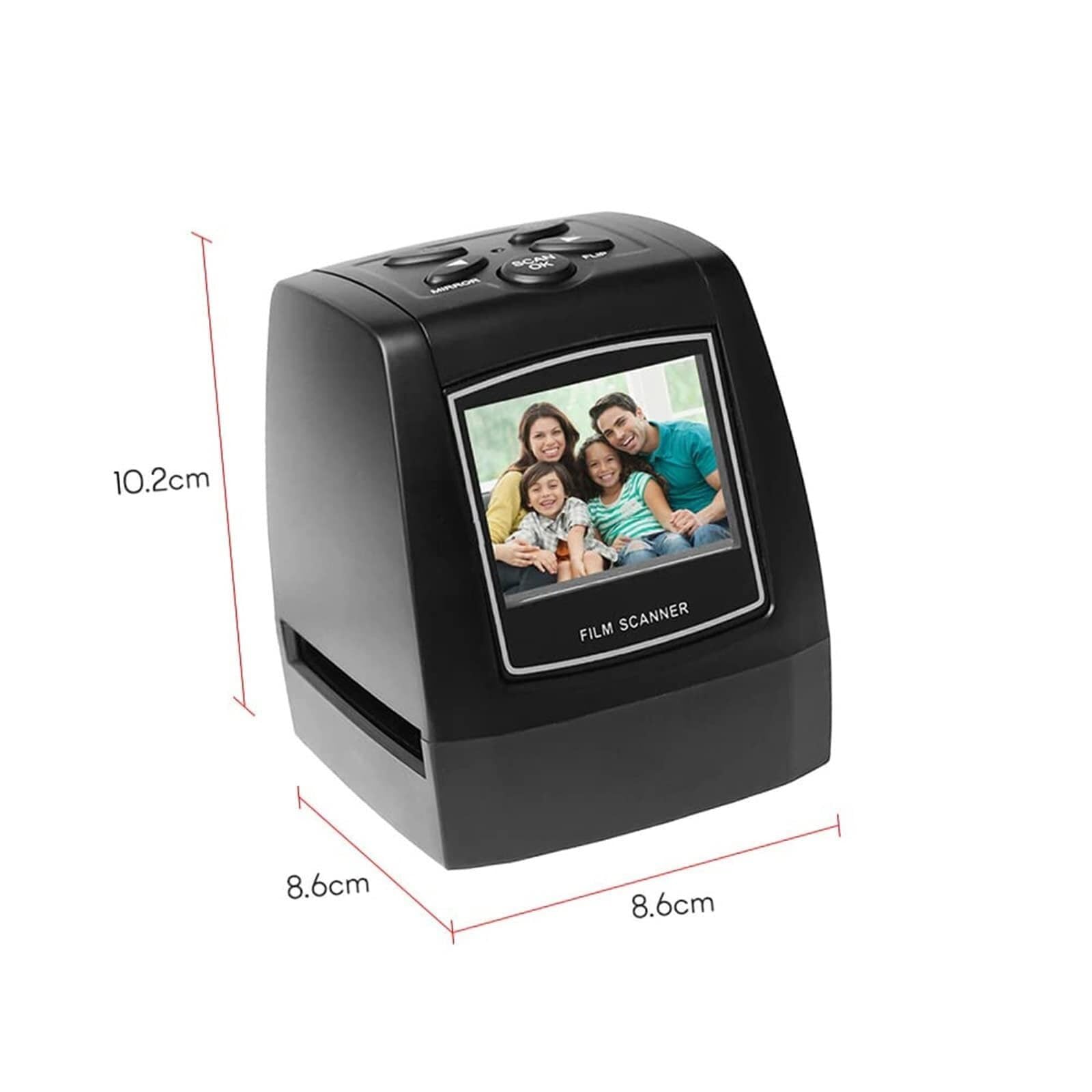 Portable 35mm/135mm Negative Film Scanner - Slide to Digital Converter for Old Photos & Films | Digitize, Restore & Preserve Memories | Perfect for Home Archiving, Photography Hobbies & Family History Projects