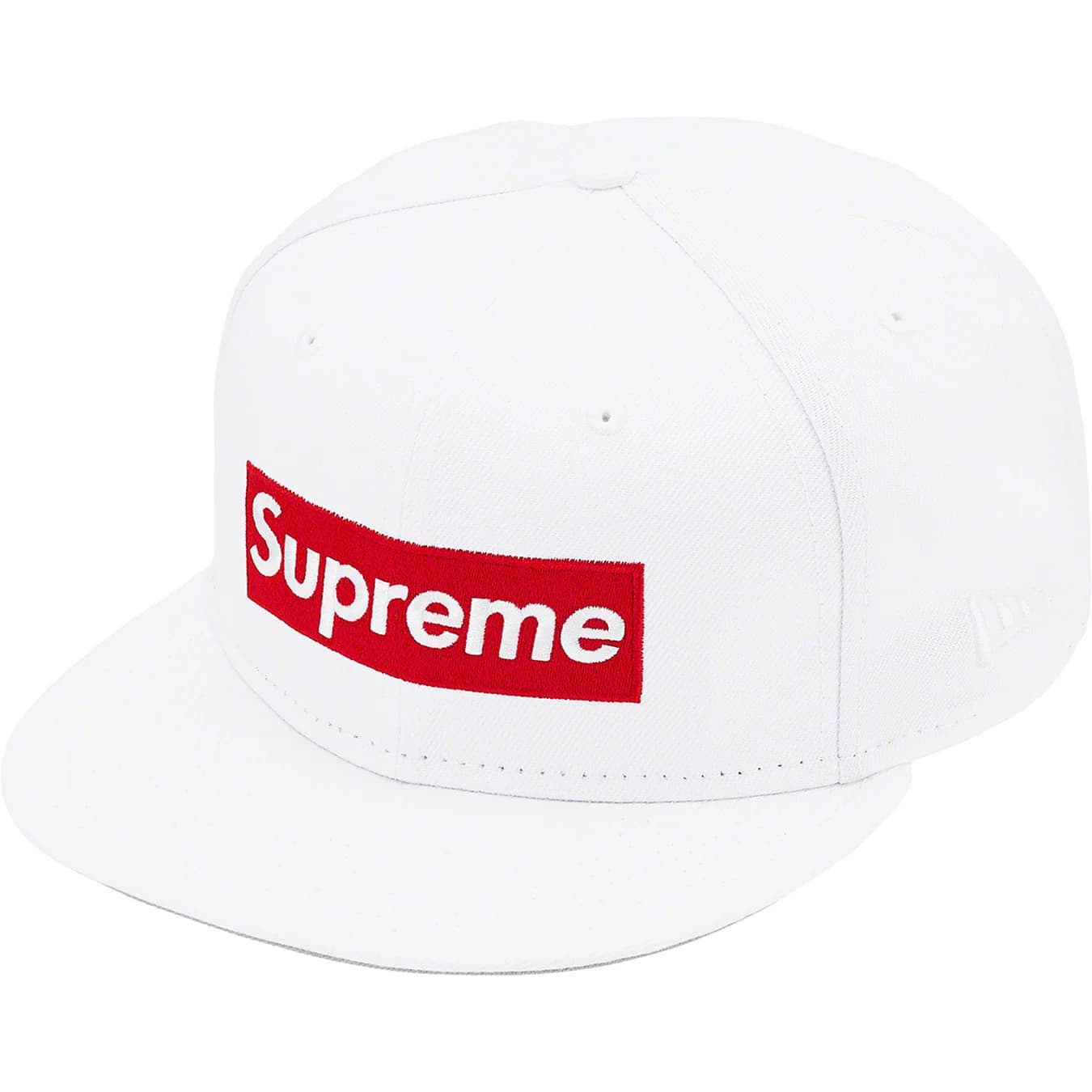 Supreme Money Box Logo New Era White Snapback Hat - Streetwear Fashion for Men & Women - Perfect for Urban Style & Hip-Hop Outfits
