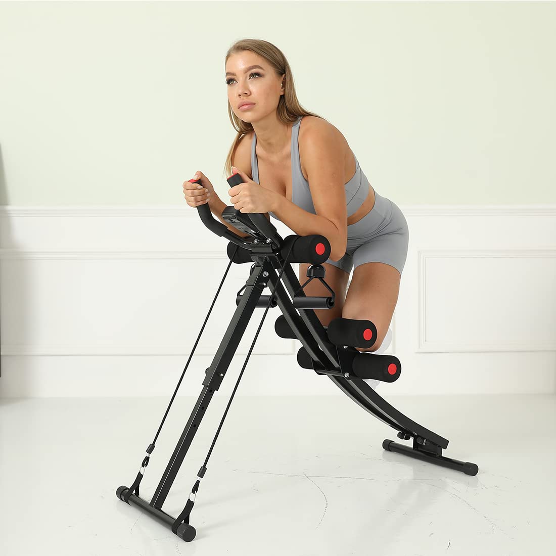 AB Workout Equipment - Adjustable Home Gym Ab Machine for Core Strength Training & Abdominal Exercises | Perfect for Home Fitness & Toning