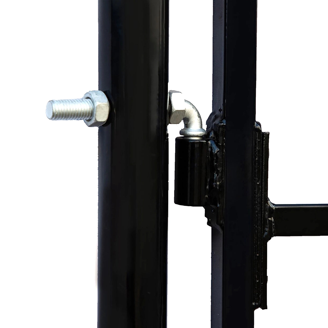 Aleko DIY Steel Pedestrian Gate Kit - ATHENS Style 3x5 Feet - Durable & Easy Installation for Backyard, Garden, and Driveway Security