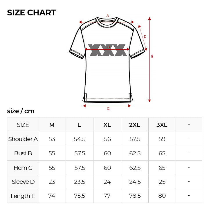 Triple X Short Sleeve T-Shirt for Men - Comfortable Cotton Casual Tee - Perfect for Gym, Workout, and Everyday Wear