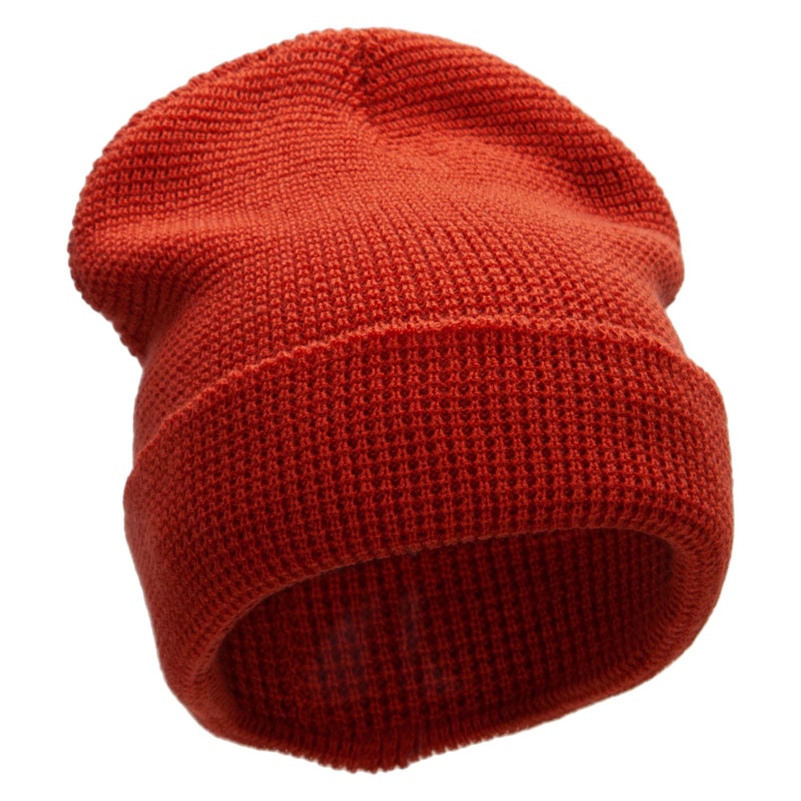 Cozy Waffle Knit Cuff Beanie Hat for Women & Men - Winter Warm Stretchy Slouchy Beanie - Perfect for Skiing, Snowboarding & Outdoor Activities