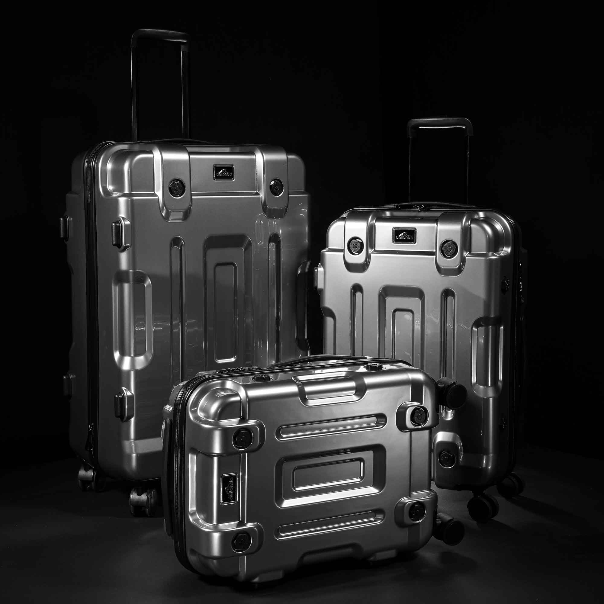 3-Piece Lightweight Luggage Set with TSA Lock - ABS/PC Spinner Suitcase (20