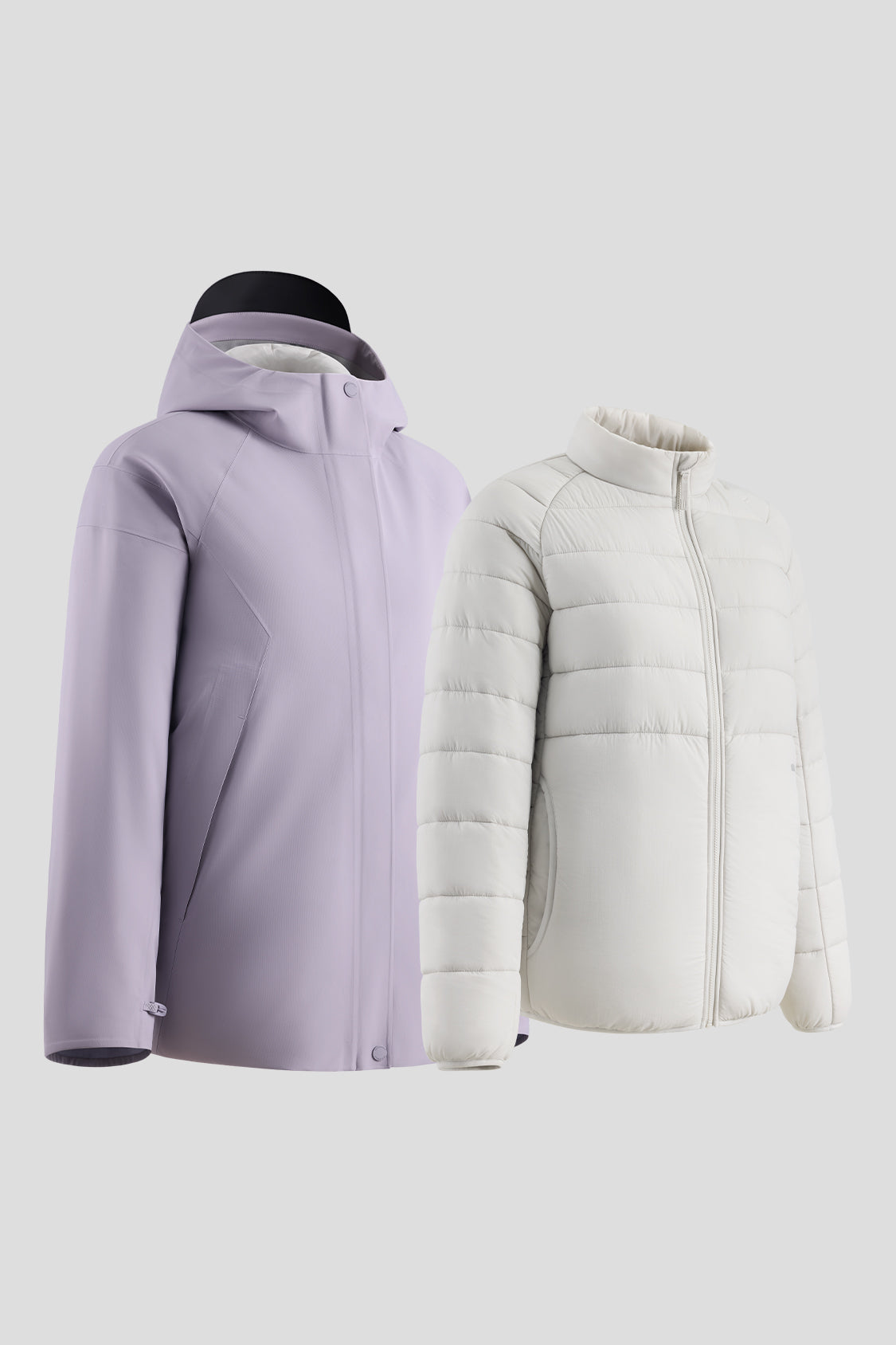 HeatCore Women's 3-in-1 Interchangeable Jacket - Waterproof Windproof Winter Coat for Hiking, Skiing & Outdoor Activities