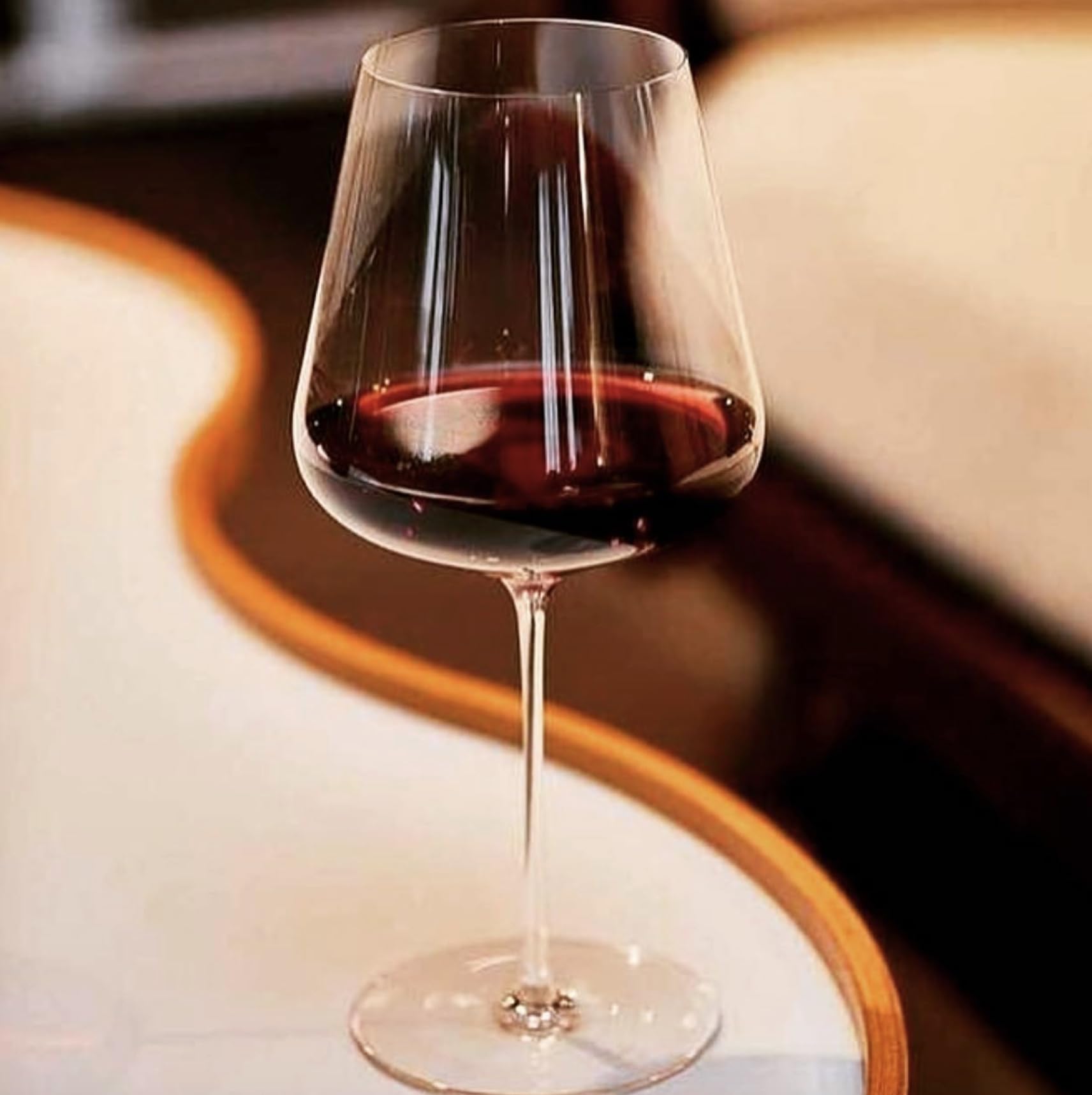 Premium Zalto Denk'Art Bordeaux Hand-Blown Crystal Wine Glasses Set of 2 - Elegant Stemware for Red Wine Tasting, Fine Dining & Special Occasions
