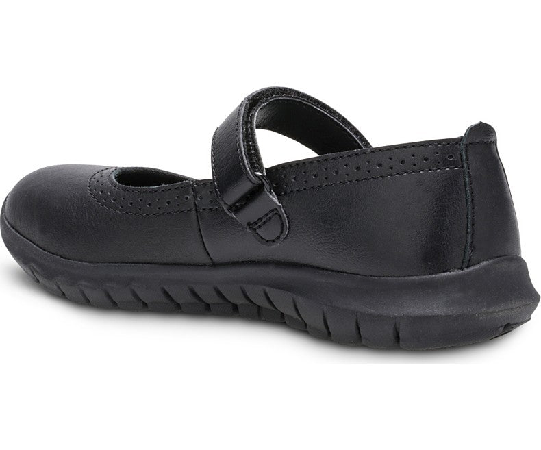 Hush Puppies Women's Black Flote Tricia Mary Jane Shoes - Comfortable & Stylish for Work, Casual Wear & Everyday Use