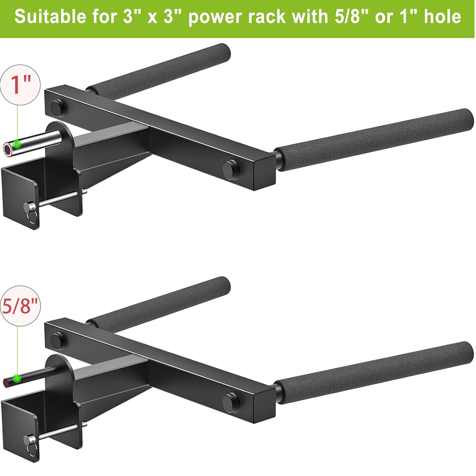 Kipika Heavy Duty Y-Shaped Dip Bar for Power Cage - 5/8