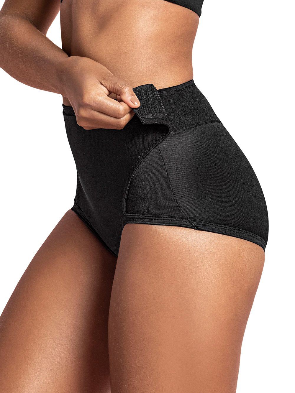 Postpartum Shapewear Panty with Adjustable Belly Wrap - Post Pregnancy Belly Support & Waist Trainer for New Moms - Perfect for Recovery, C-Section, and Everyday Comfort
