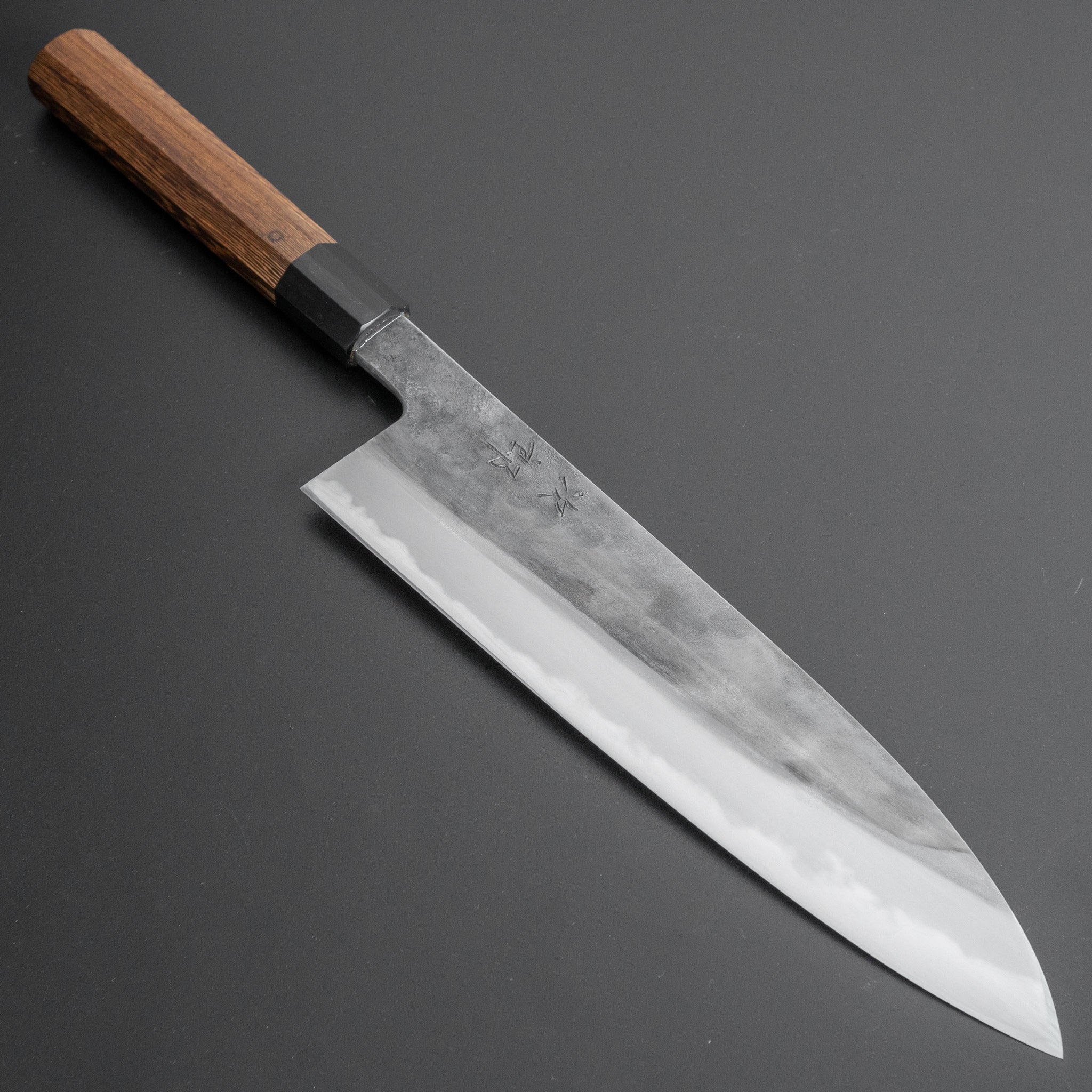 Premium Jiro Tsuchime Wa Gyuto 240mm Japanese Chef Knife with Tagayasan Handle - Perfect for Sushi, Meat Cutting & Professional Kitchen Use