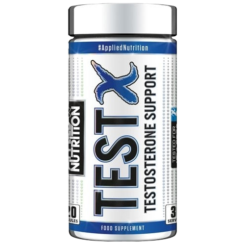 Applied Nutrition Test X - 120 Capsules | Natural Testosterone Booster for Men | Supports Muscle Growth & Energy | Gym & Fitness Supplement