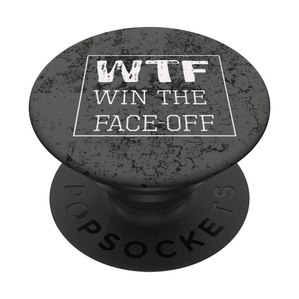 Funny Ice Hockey Gift - WTF Win the Faceoff Design - Perfect for Hockey Fans, Players & Coaches - Great for Games, Tournaments & Team Motivation