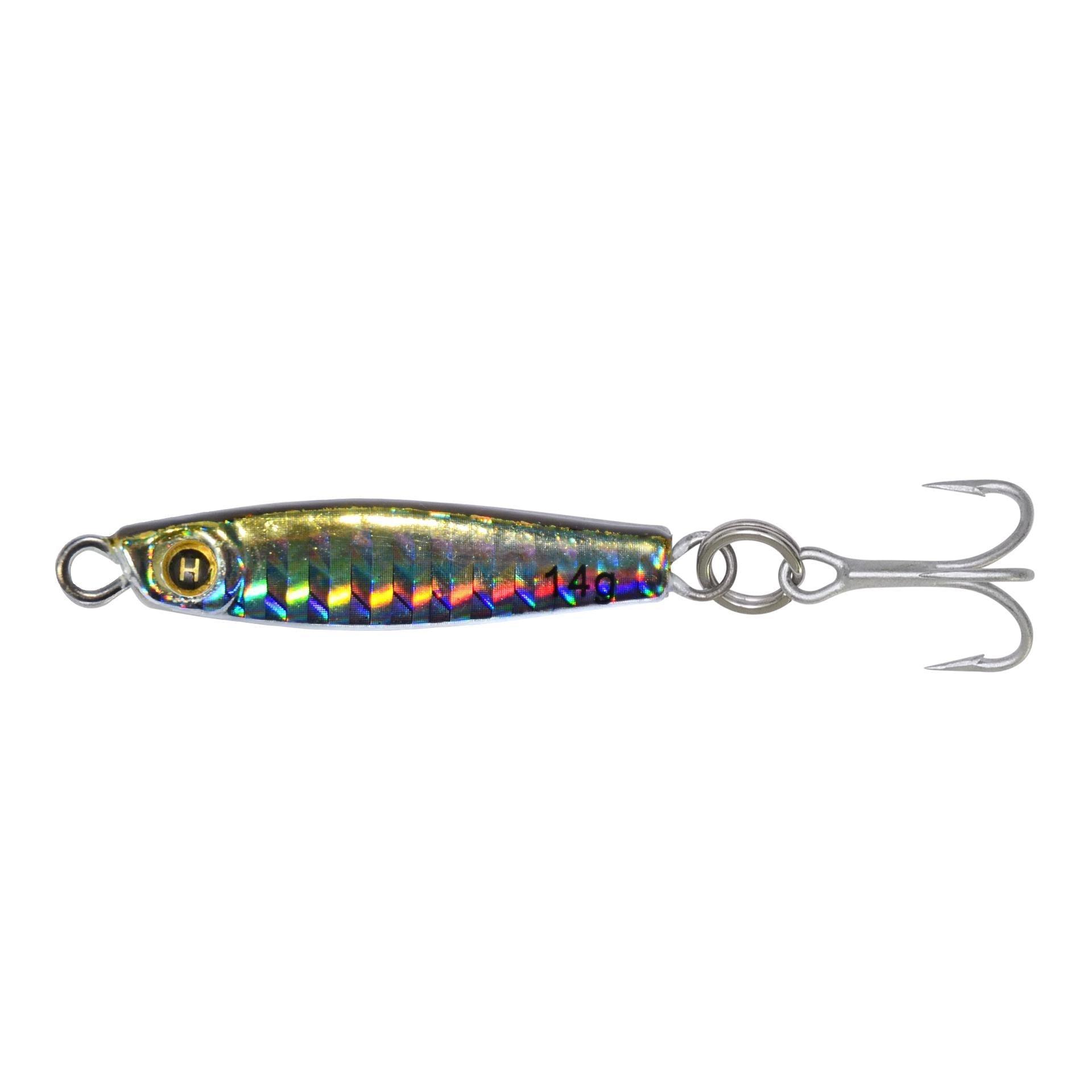 Premium Hogy Heavy Minnow Jigs with VMC Treble Hooks - Saltwater Fishing Lures for Bass, Walleye & Trout - Ideal for Trolling, Casting & Jigging in Freshwater & Ocean