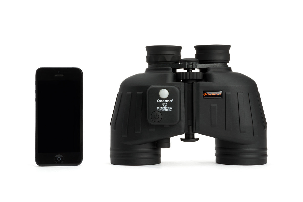 Oceana 7x50mm Porro Prism Marine Binoculars - Waterproof & Fogproof for Boating, Sailing, and Outdoor Adventures