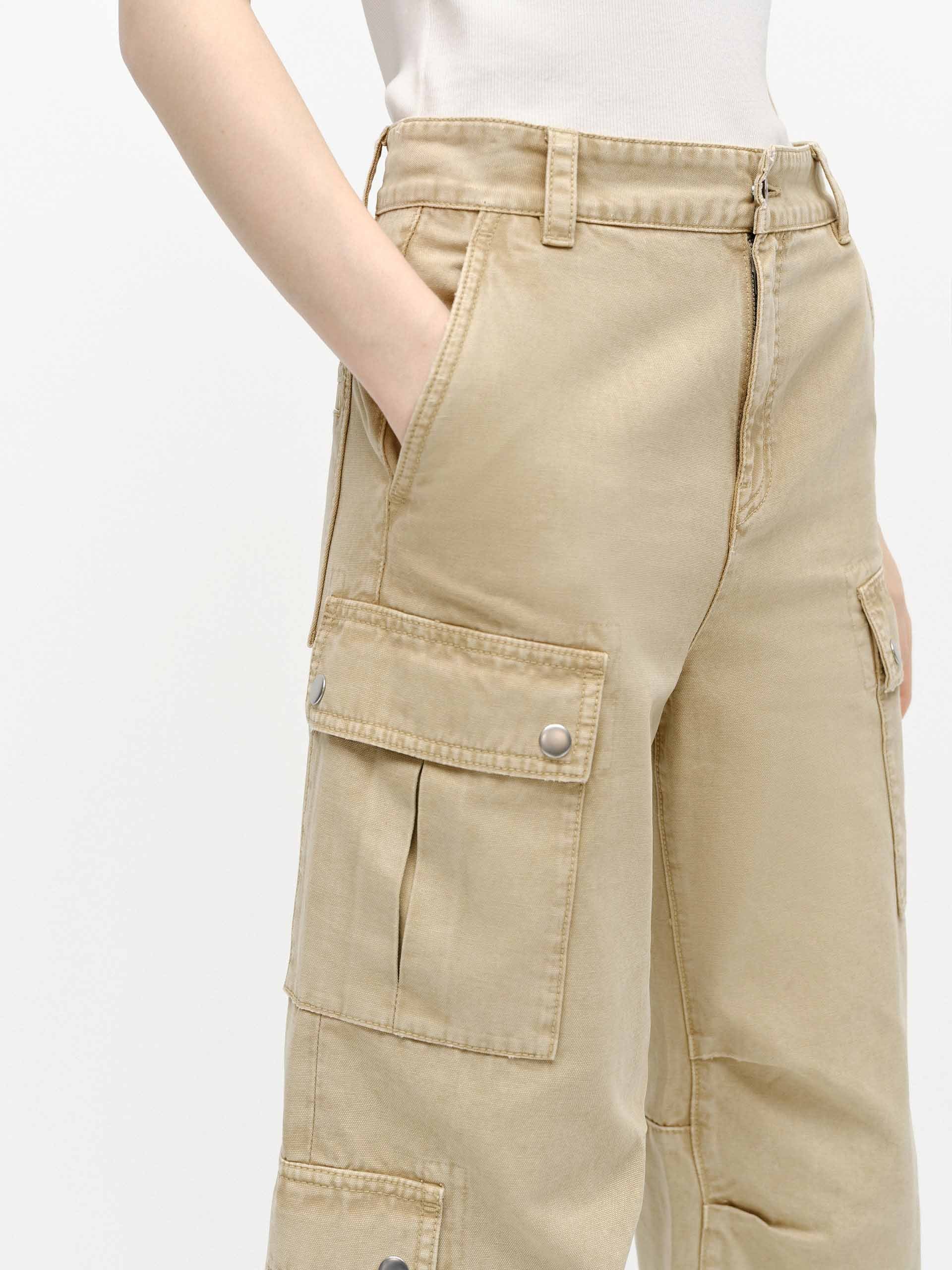 Men's Cargo Style Cotton Jeans - Durable Work Pants for Outdoor, Hiking & Casual Wear | Comfortable & Stylish Utility Pants for Everyday Use