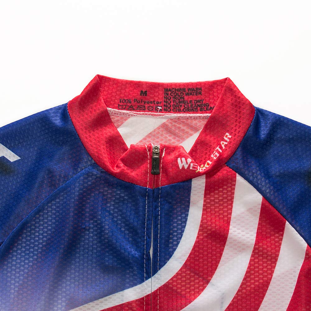 Men's Long Sleeve Cycling Jersey - Breathable Bike Shirt for Road & Mountain Biking - Comfortable Cycling Gear for Training & Outdoor Sports