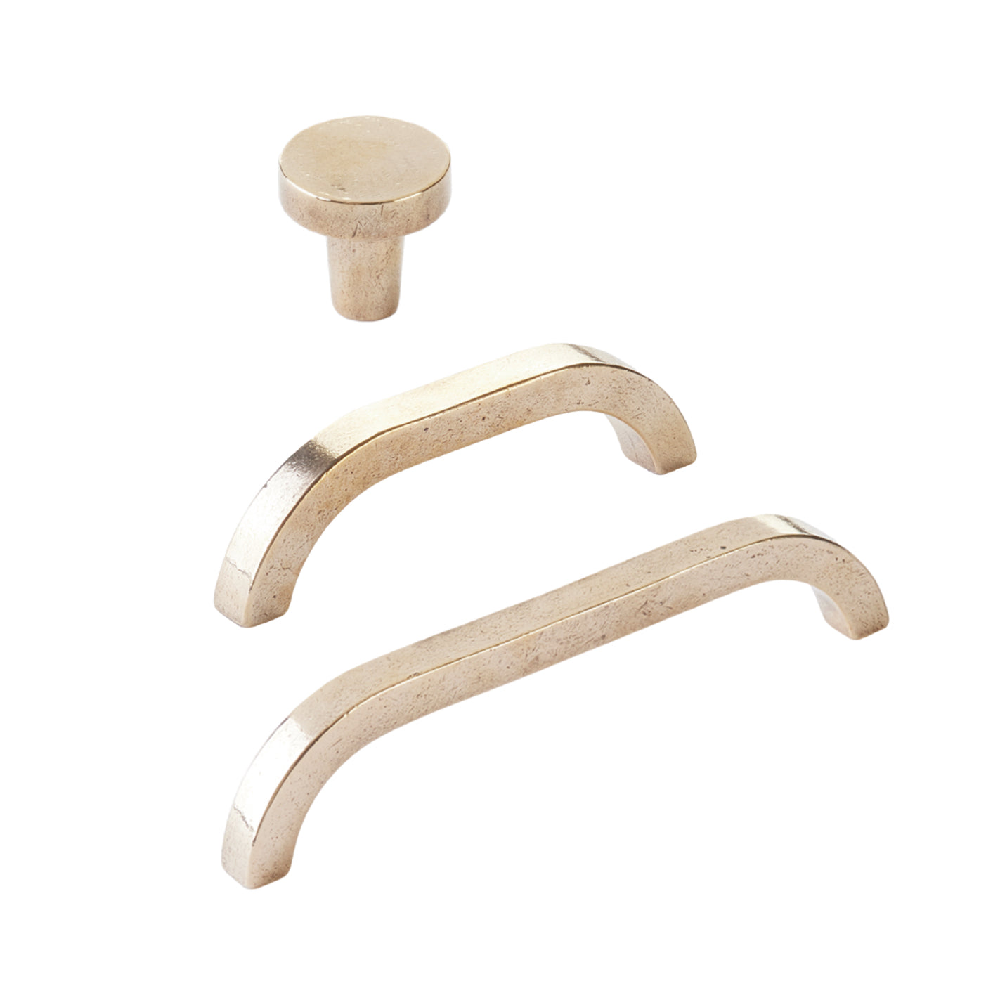 Rustic Vail Unlacquered Bronze Drawer Pulls and Cabinet Knobs - Vintage Hardware for Kitchen Cabinets, Dressers & Furniture (Set of 10) - Perfect for Farmhouse, Industrial & Rustic Home Decor