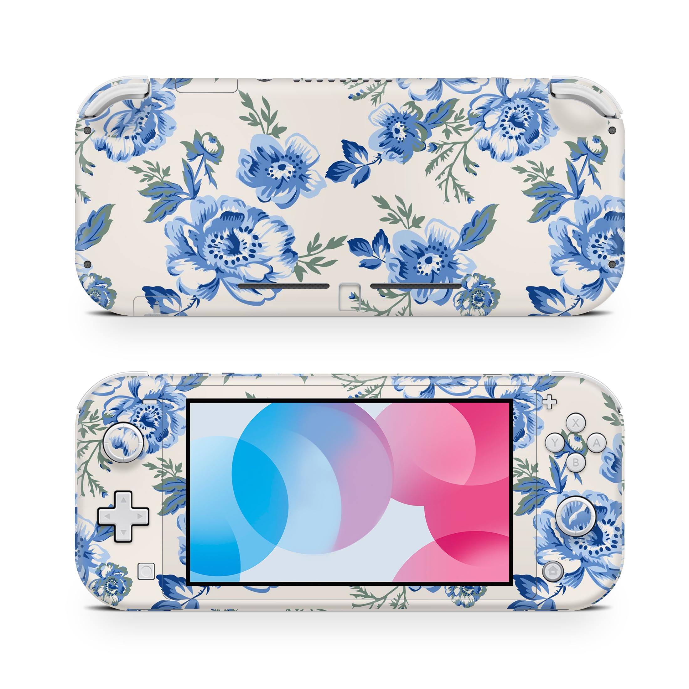 ZOOMHITSKINS Nintendo Switch Lite Skin - Finest Blooms Bouquet Vintage Design | 3M Vinyl Protective Cover | Durable & Easy to Install | Made in USA | Perfect for Gaming Protection & Personalization
